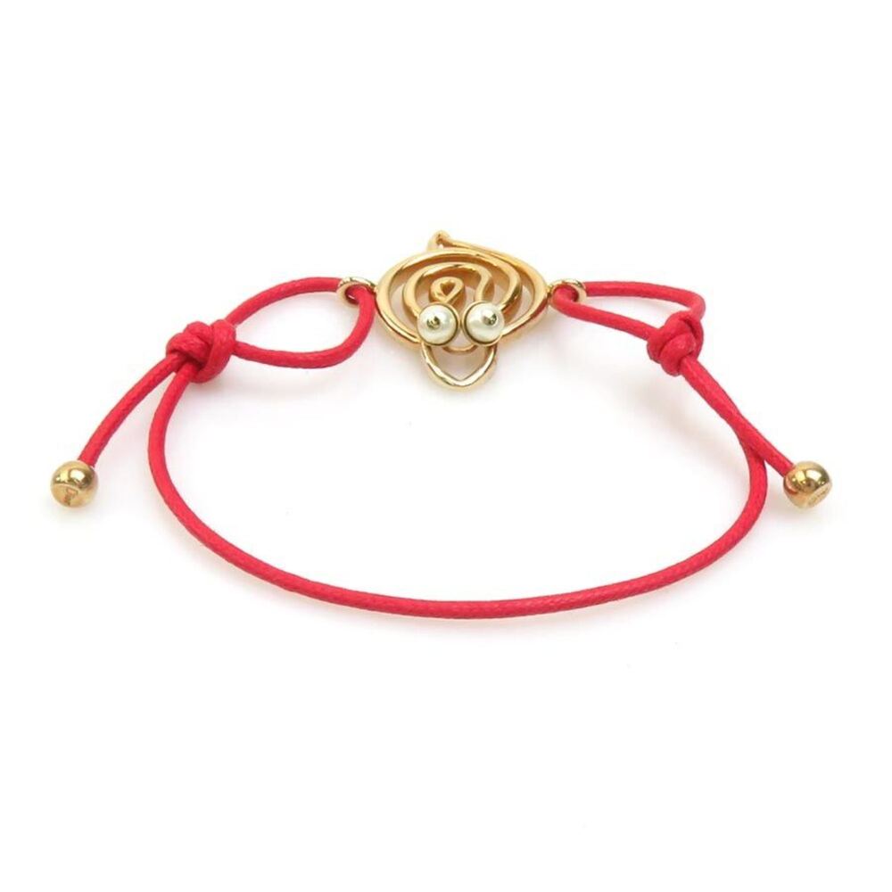 DIOR Red Charm Bracelet